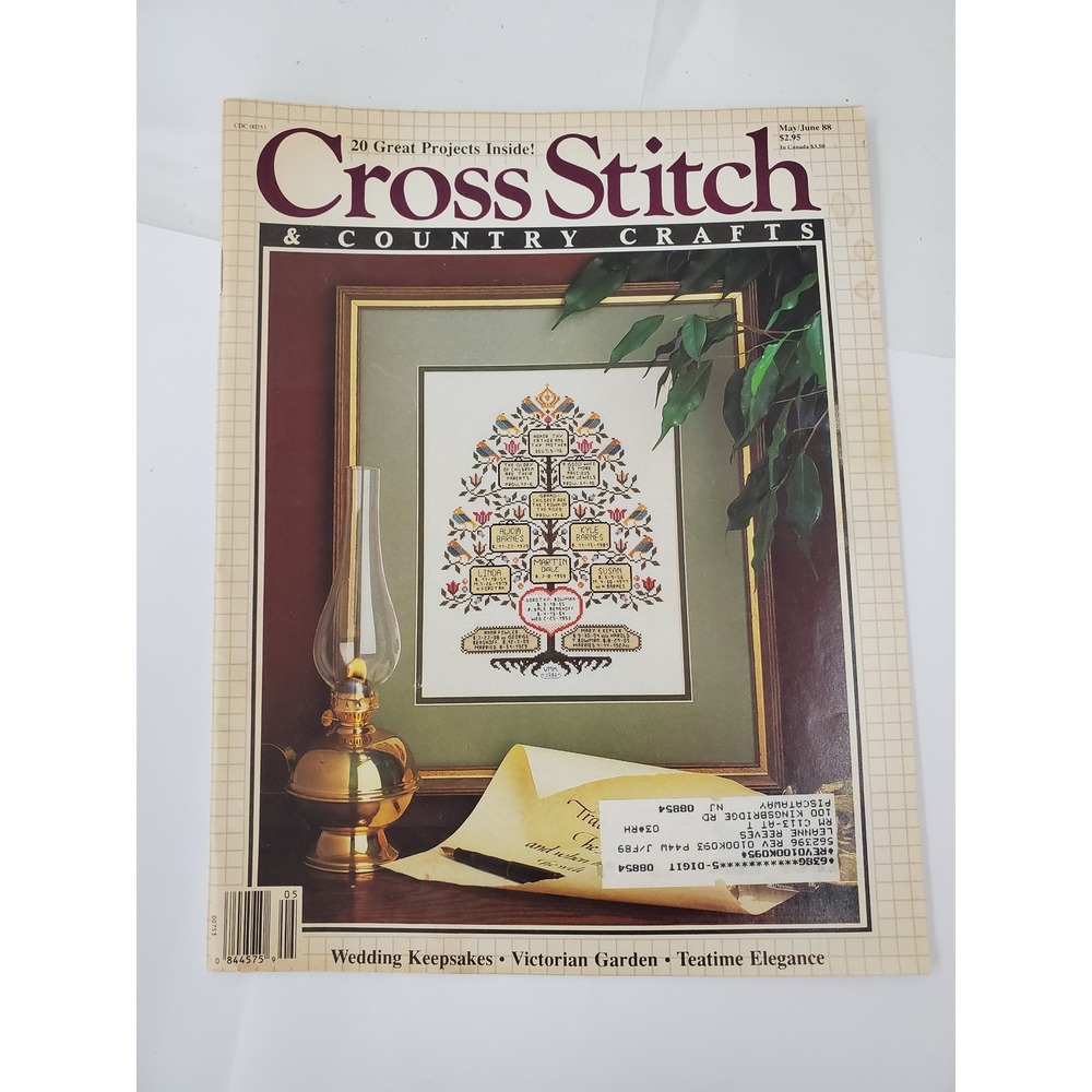Cross Stitch & Country Crafts Magazine May June 1988 Vol 3 No 5 Wedding Sampler